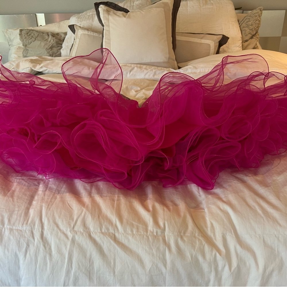 Sherri Hill rhinestone and tulle bustier dress - Picture 8 of 12